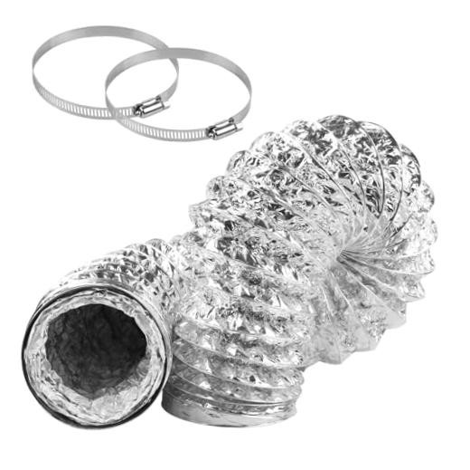 Dryer Vent Hose 3 Inch Diameter 10 Feet Length Non-Insulated Double Layer 3 gallery