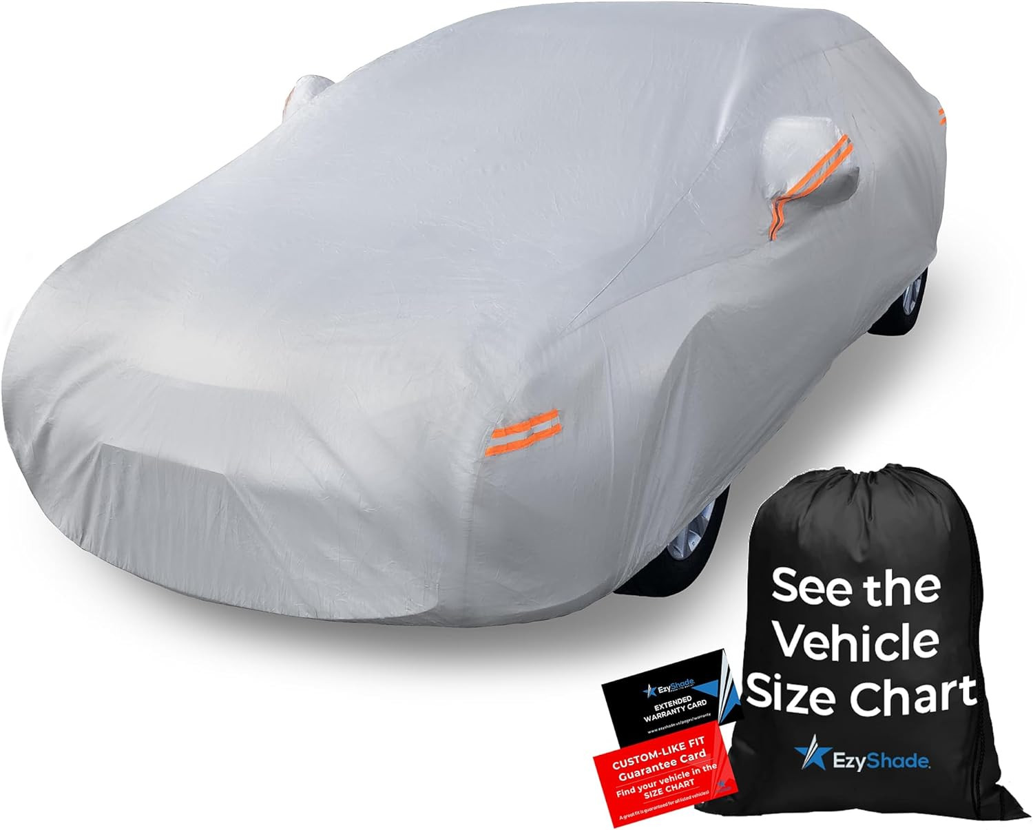 10-Layer Car Cover Waterproof All Weather. See Vehicle Size-Chart for Accurate F gallery
