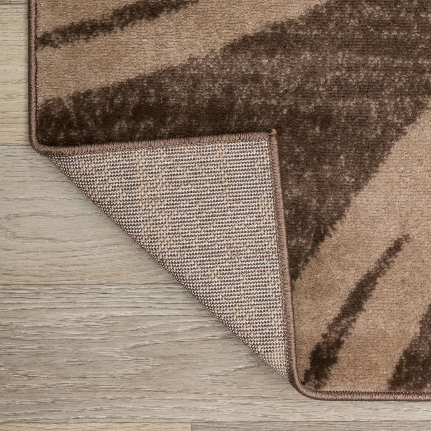 Rugshop Area Rug Abstract Circles Design Rugs for Living Room Bedroom Rugs Brown gallery