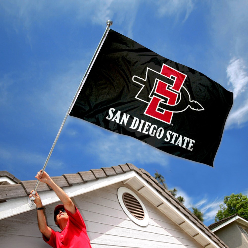 San Diego State University Aztecs Flag SDSU Large 3x5 gallery