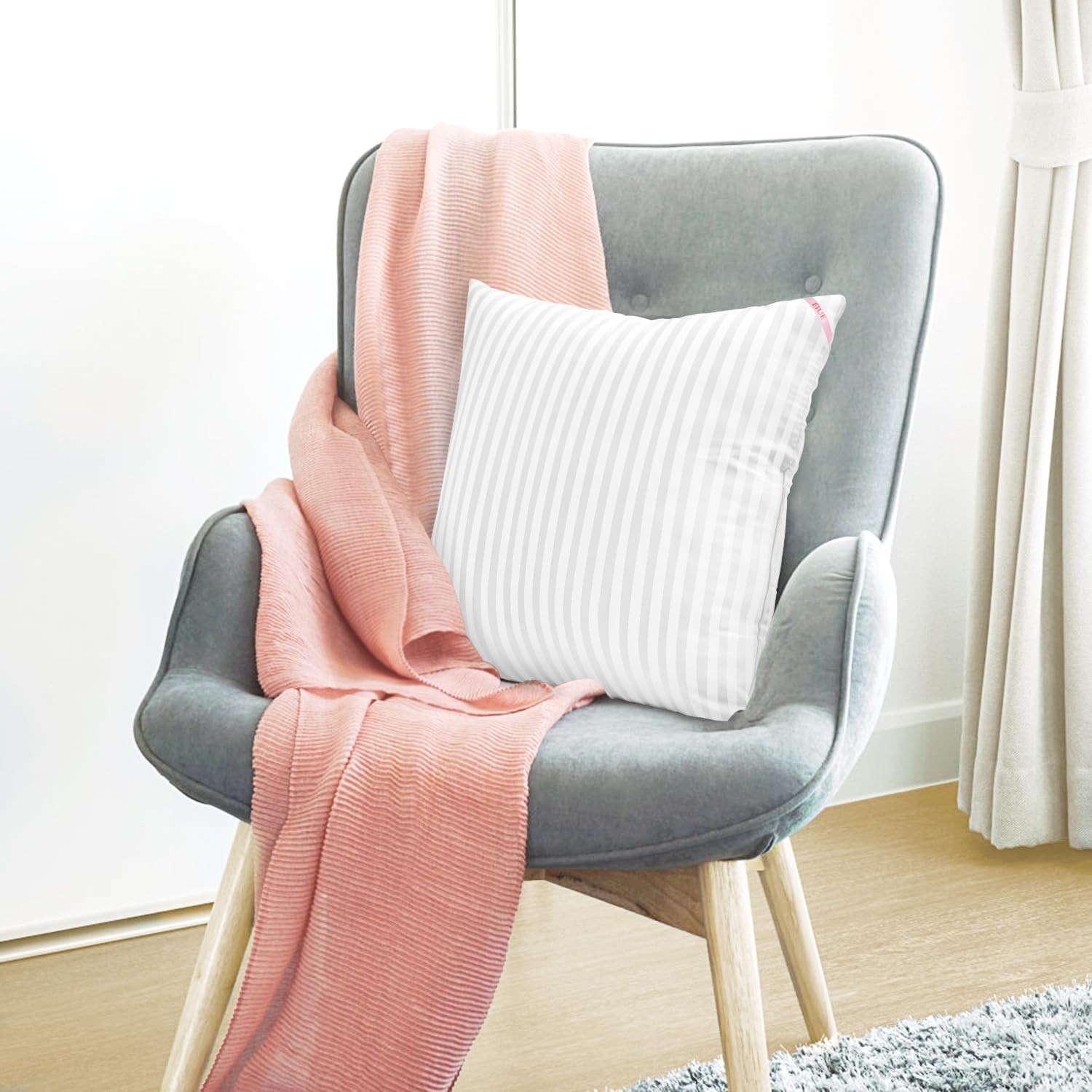 EIUE Throw Pillow Inserts, Machine Washable Pillows,Premium Polyester Fiber ... gallery