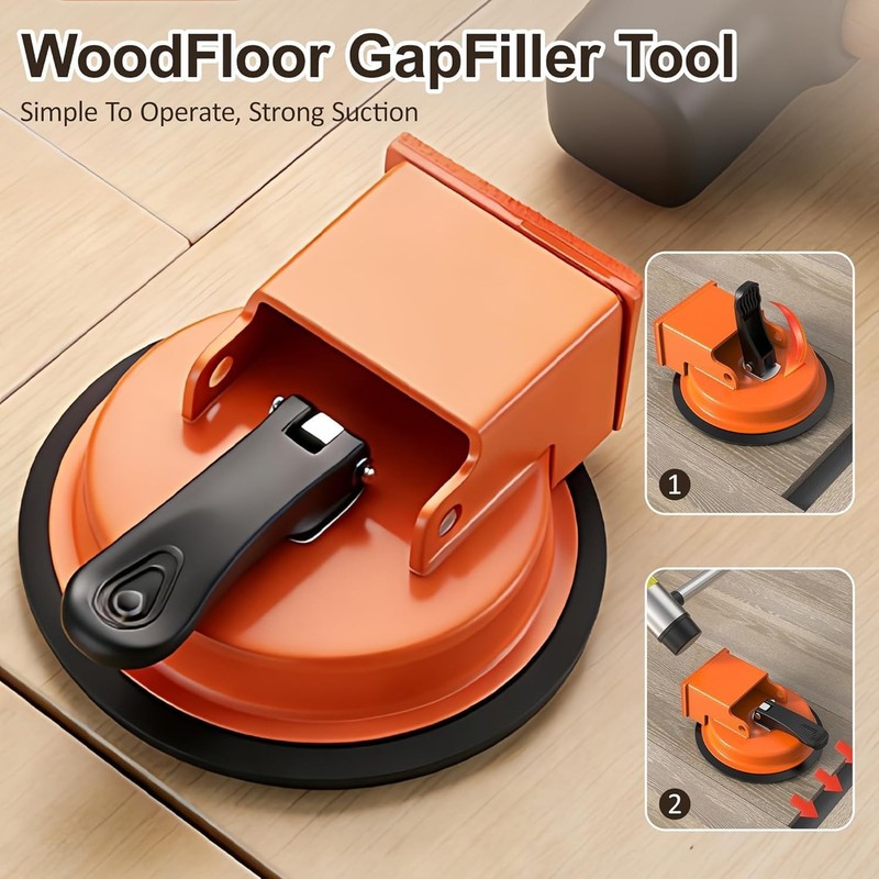 Durable Enhanced Floor Gap Fixer Tool for Laminate Vinyl and Hardwood Floors gallery