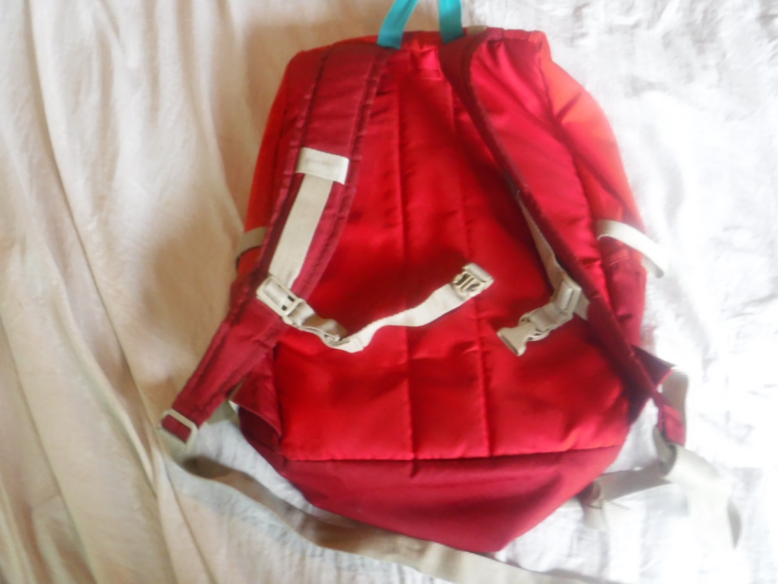 Jansport Classic Red Day Backpack Rucksack Pre Owned 3