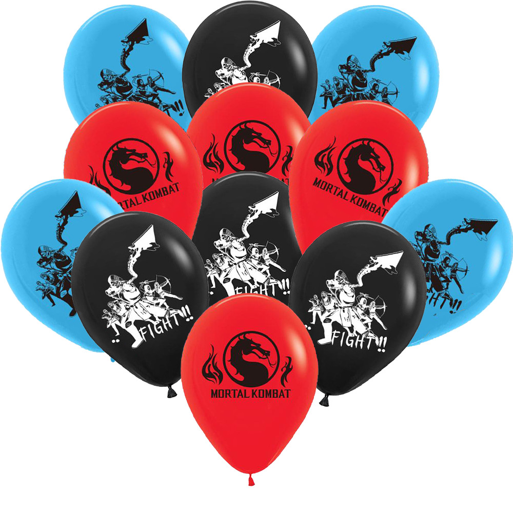 MORTAL KOMBAT PARTY SUPPLIES DECORATION BALLOONS BANNER TABLE COVER THEME CAKE gallery
