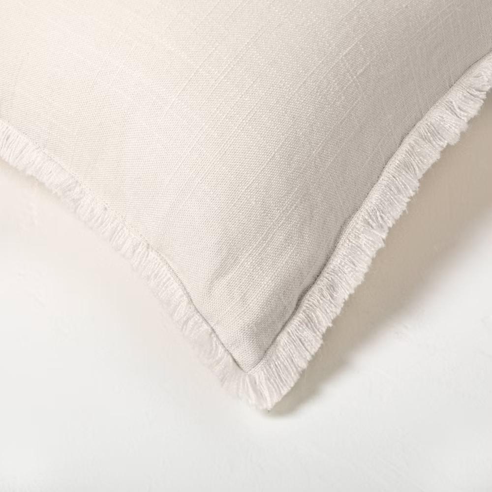 Euro Heavyweight Linen Blend Throw Pillow Natural - Casaluna gallery