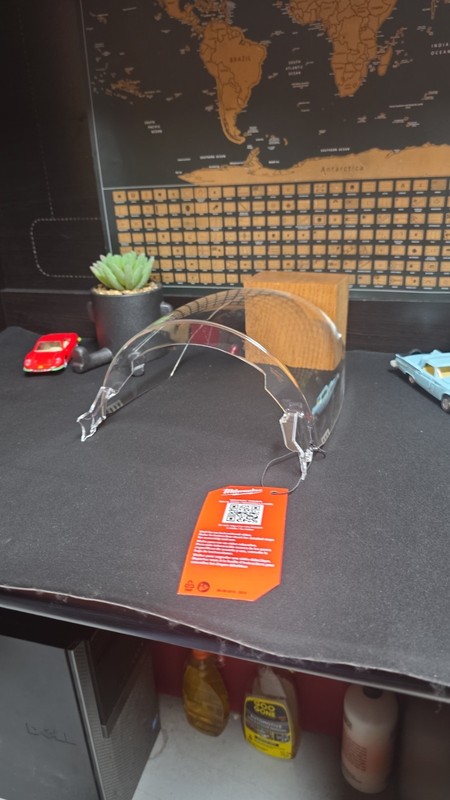 Milwaukee Bolt Gasketed Full Face Shield - Clear Dual Coat Lens (Compatible gallery