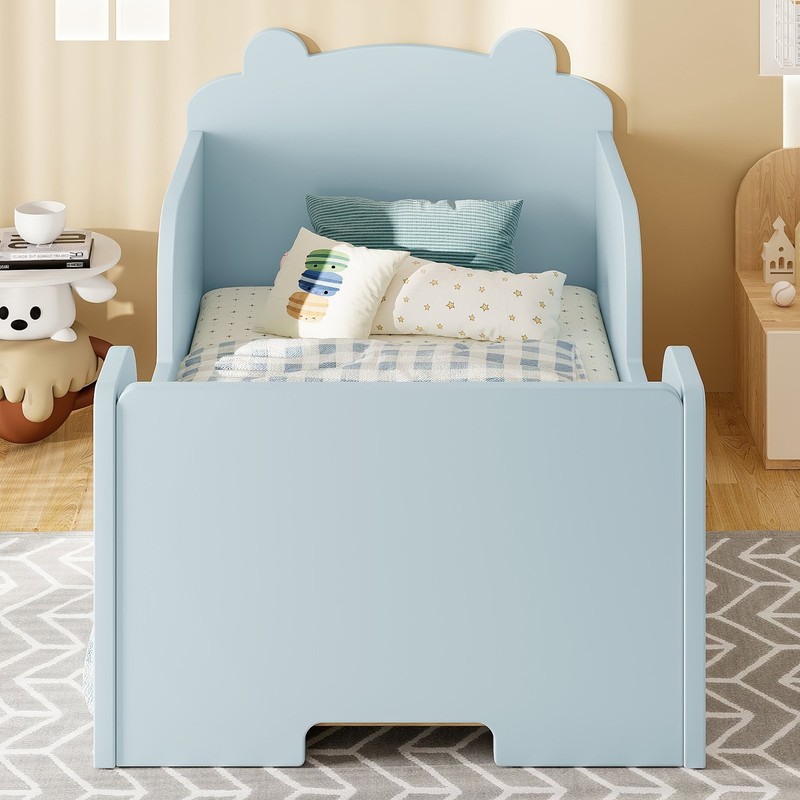 FUNIDEE Toddler Floor Bed Frame Toddler Bed Cot Bed for Boys & Girls Ages 3-6 gallery