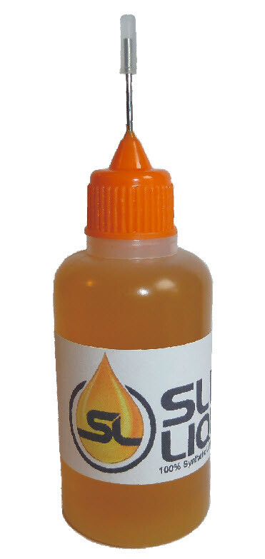 LARGE 1 oz Slick Liquid with EXTRA LONG 3” Needle 100% Synthetic Oil Bearings gallery