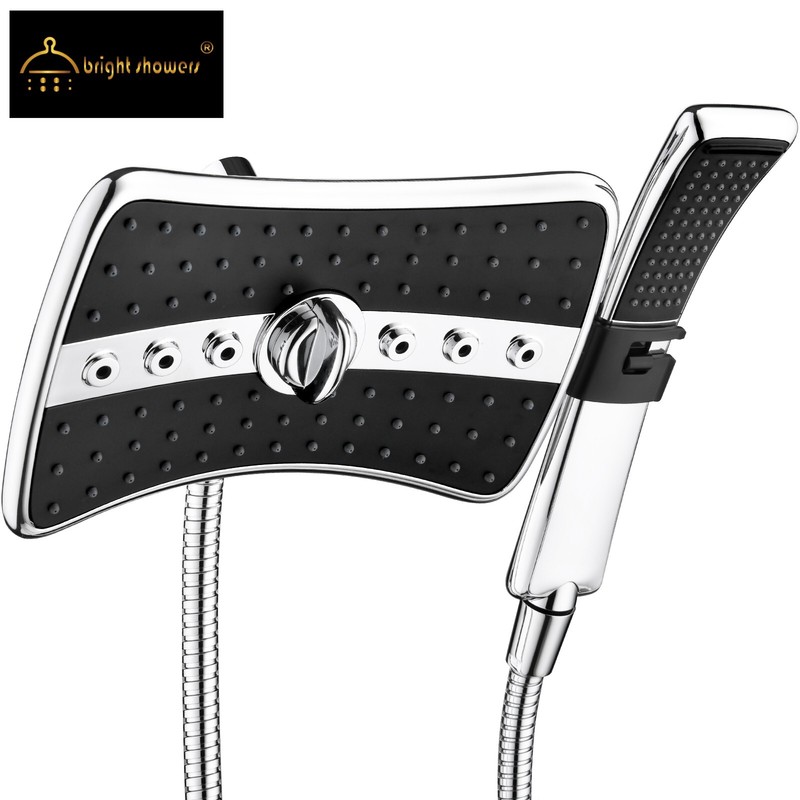 "Bright Showers" Multi Function Rain Chrome Shower Head PSS3919-01 gallery