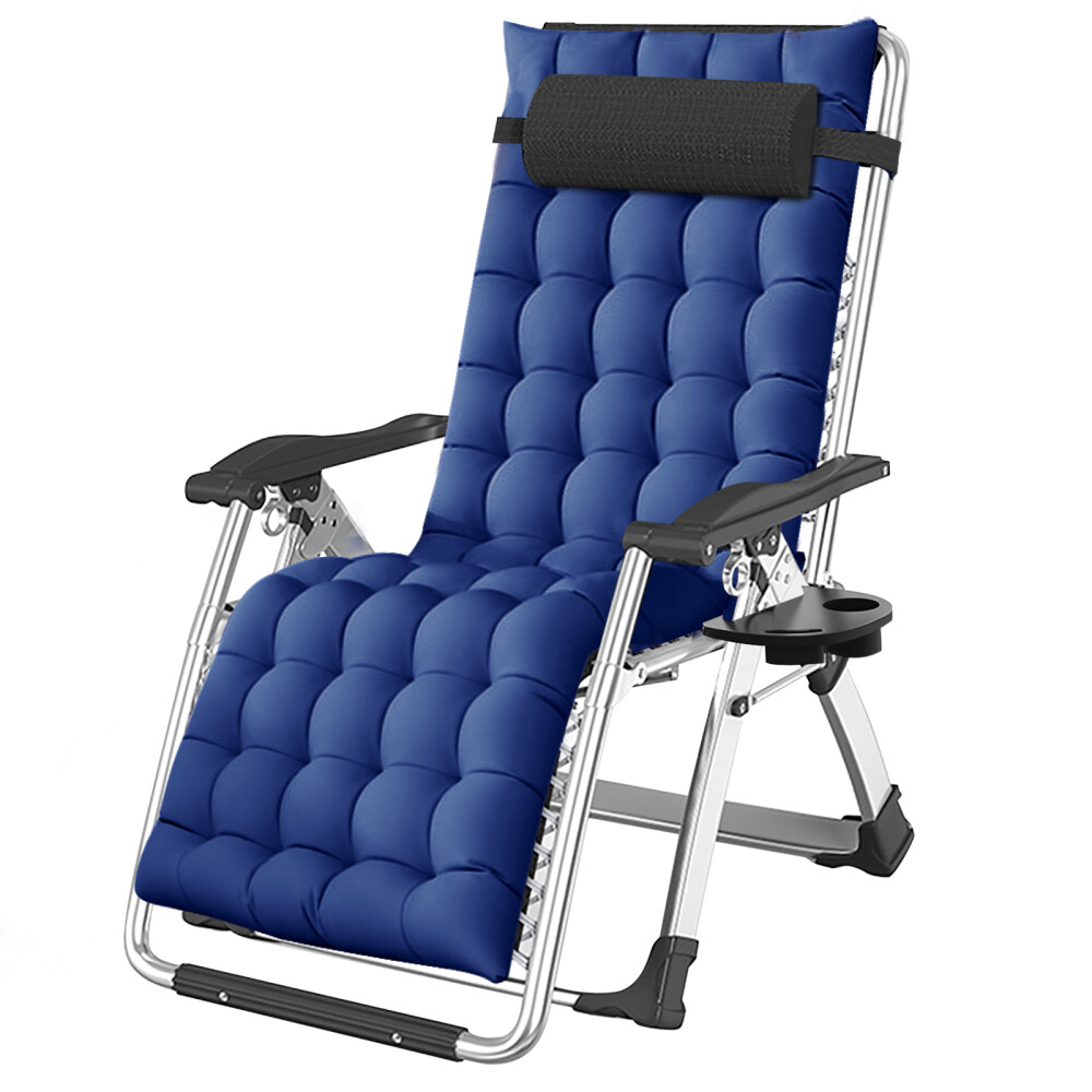 Begonia.K Foldable Zero Gravity Lounge Chair Ergonomic Recliner w/Removeable Pad gallery