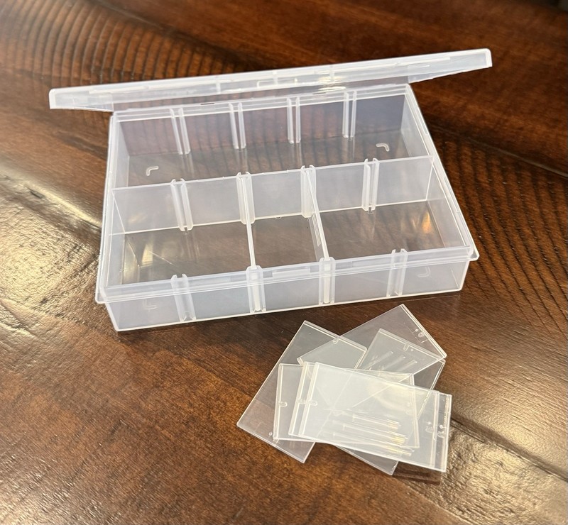 Small Plastic Storage Container - 10 Compartment, for Fishing, Beading, Etc., x1 gallery