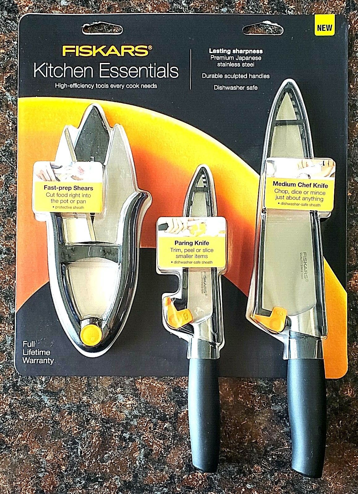 Fiskars 3 Piece Kitchen Cutting Essentials Set gallery