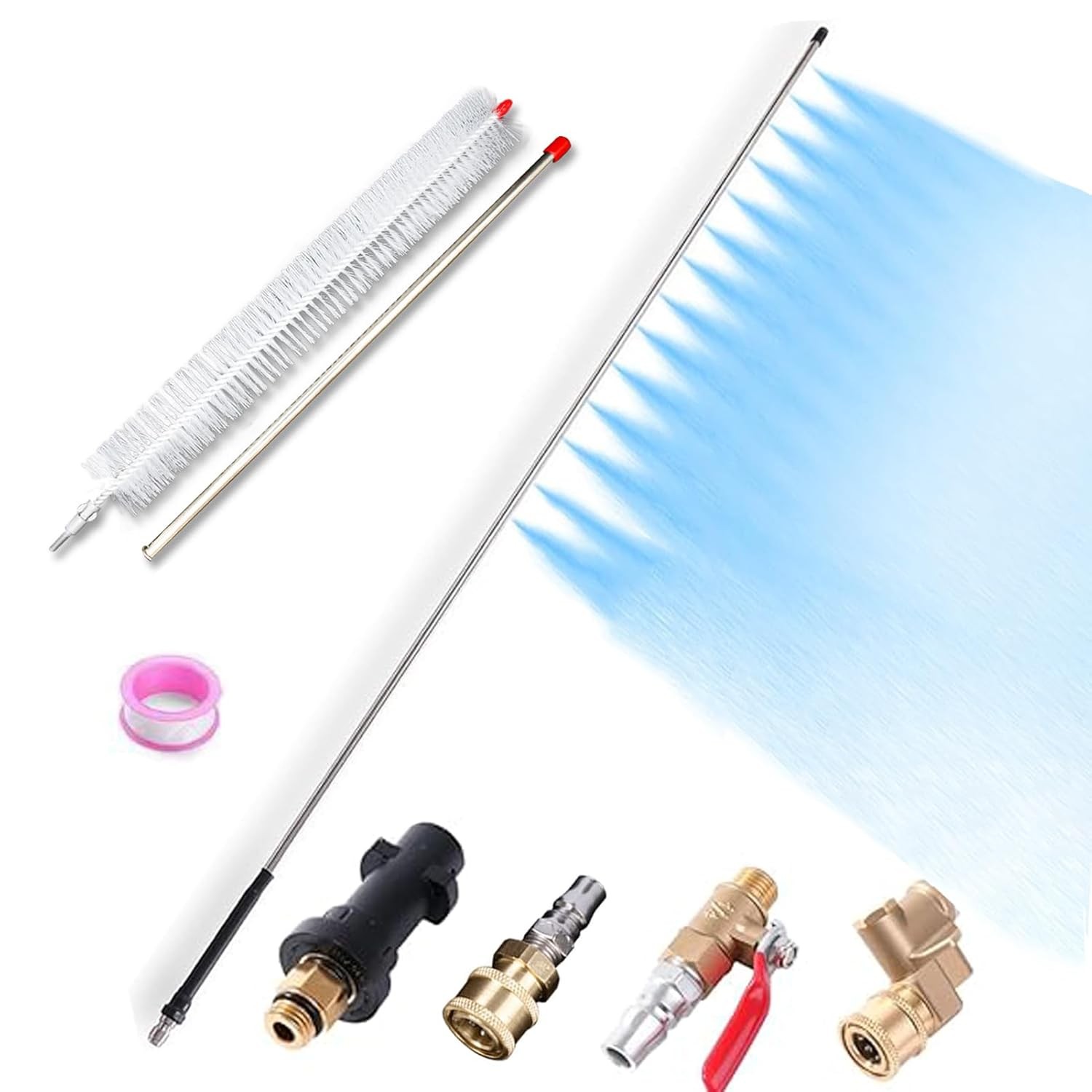 Radiator Cleaning Wand 40-inch Radiator Genie Water Air Cleaner Tool gallery