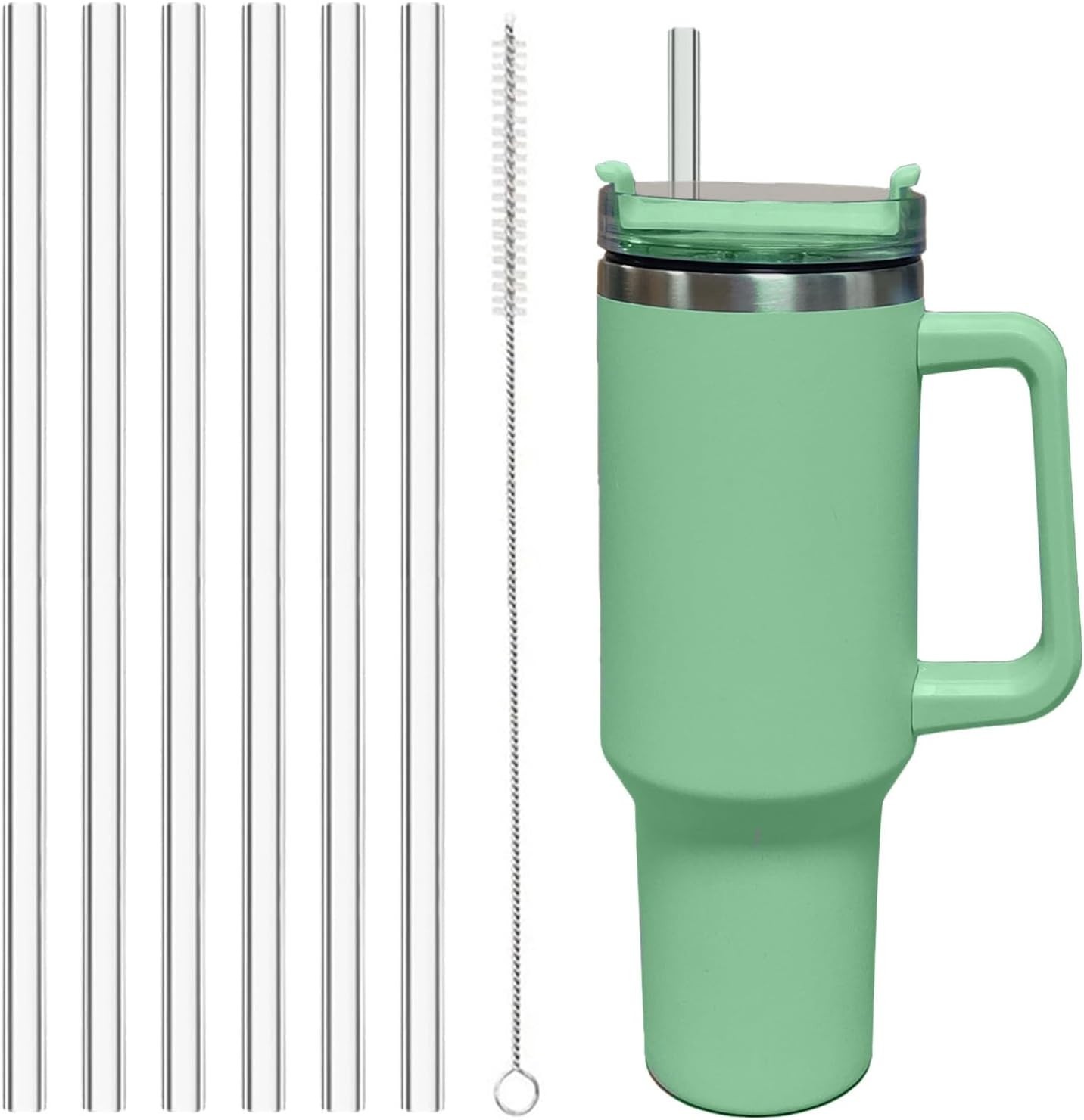 6 Pack Replacement Straw for Stanley Adventure Quencher 40 oz 30 oz Cup Tumbler gallery