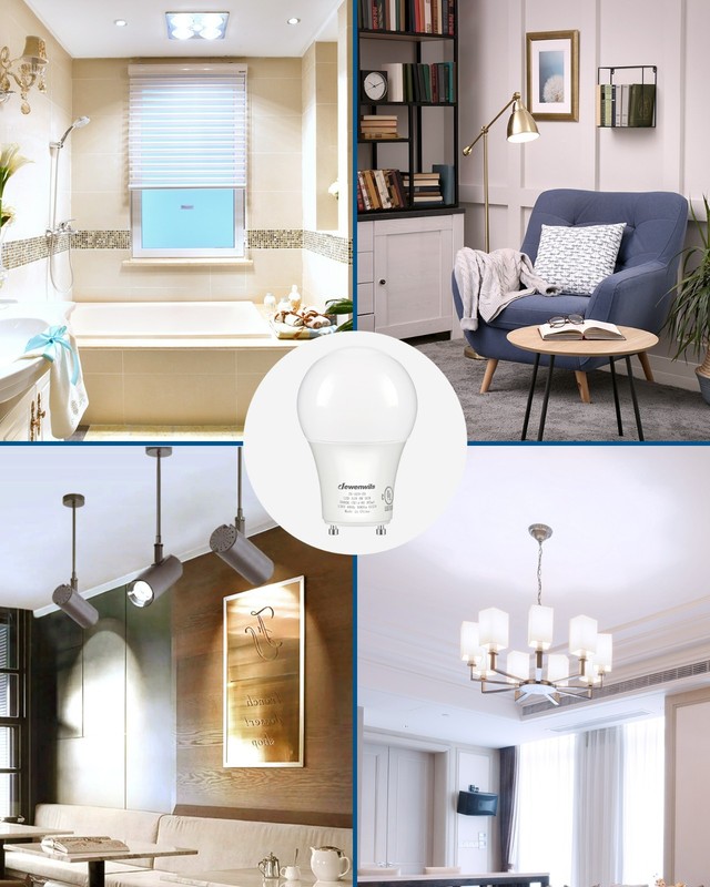 DEWENWILS GU24 LED Light Bulb 5000K Daylight White A19 , GU24 Twist Lock Base, gallery