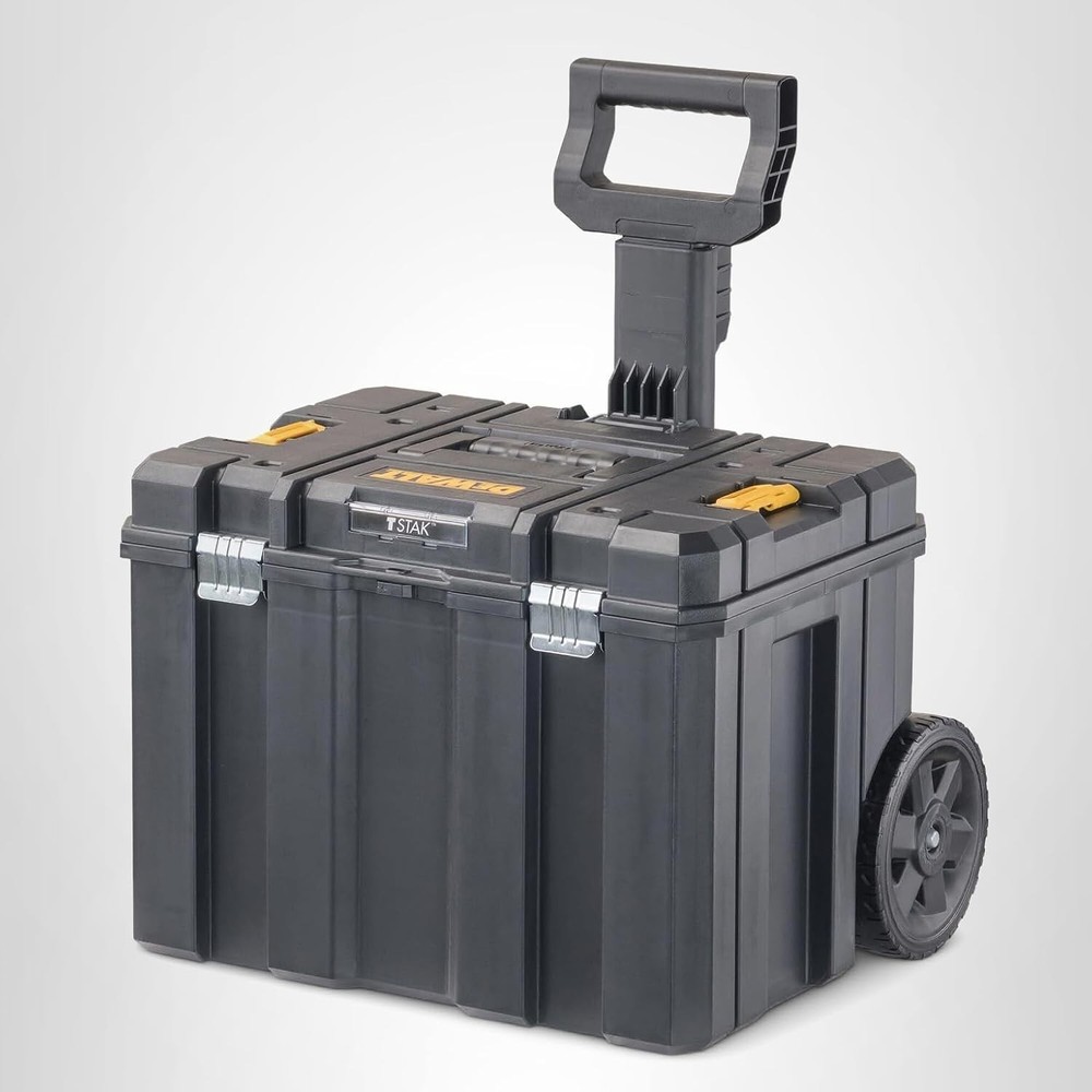 Tool Box with Wheels Modular, Large Rolling Tool Box with Telescopic Handle, Por