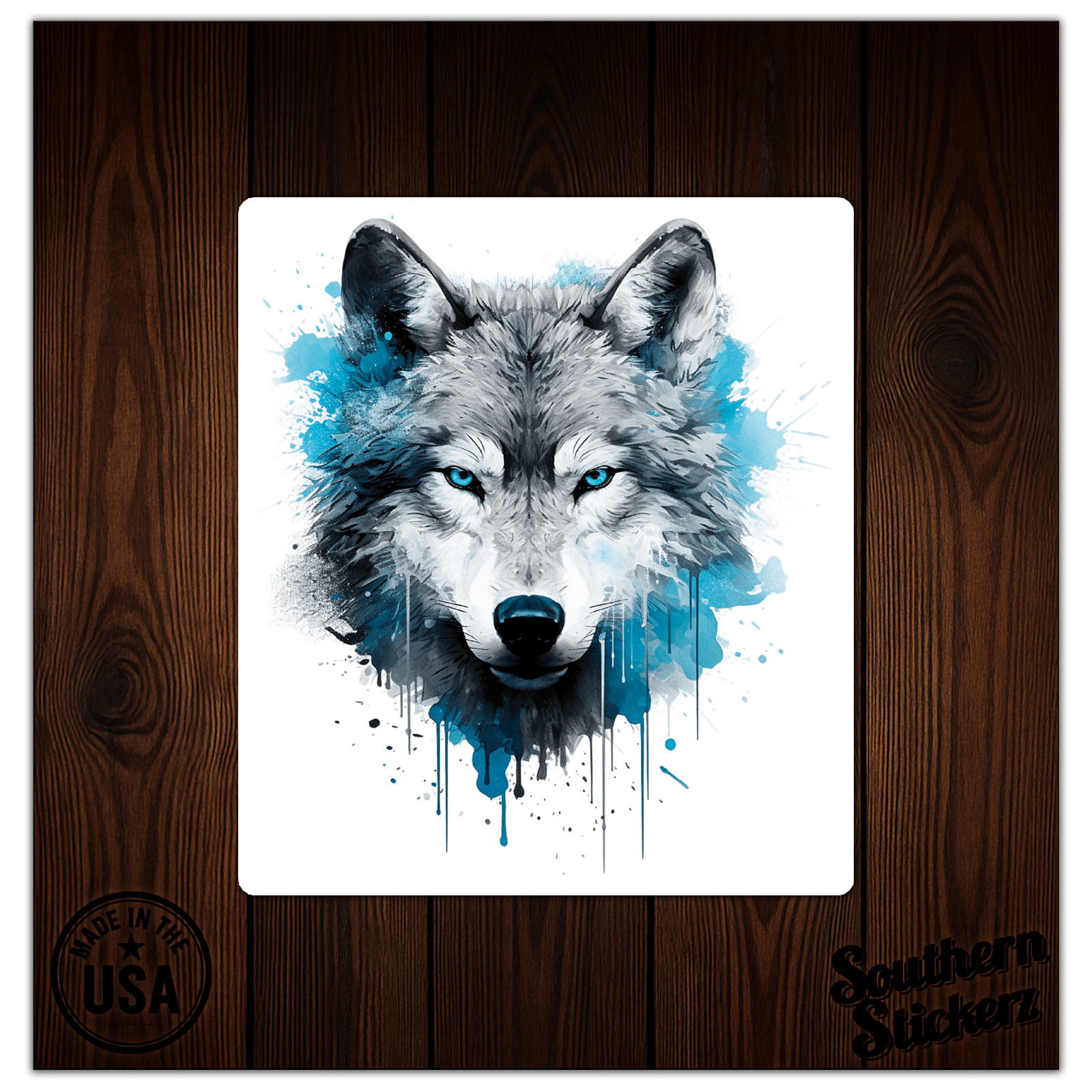 Wolf Coyote Head - Vinyl Decal Sticker - Car Window Laptop - ebn9832 gallery