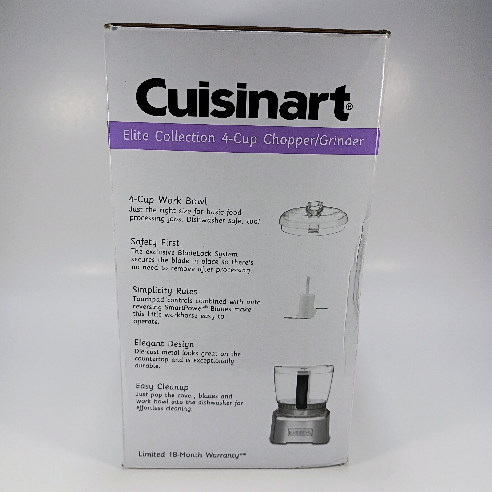 Cuisinart CH-4DC Elite Collection 4 Cup Chopper Grinder New Open Box Item gallery