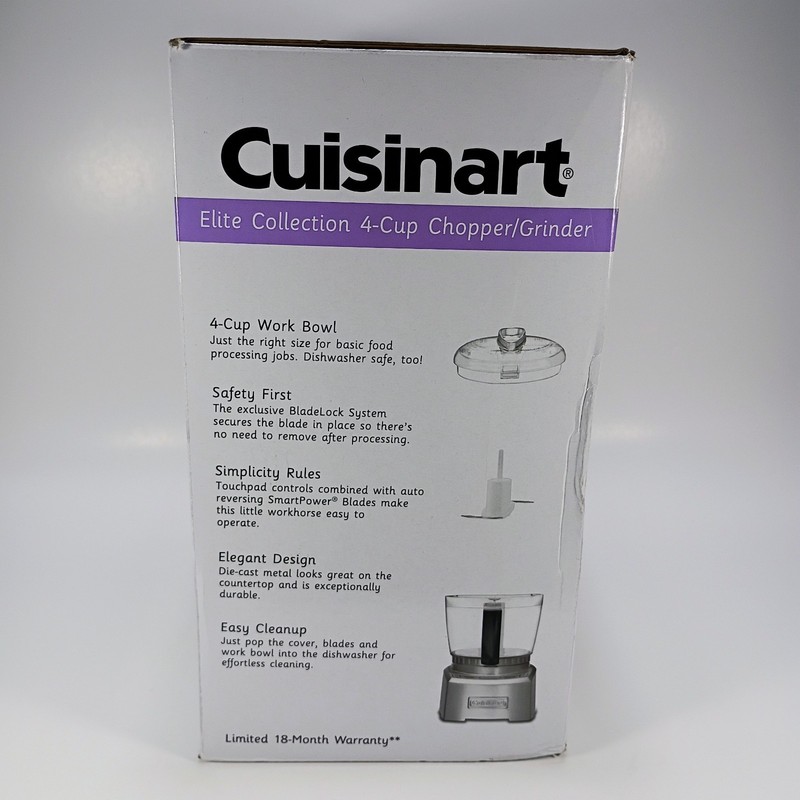 Cuisinart CH-4DC Elite Collection 4 Cup Chopper Grinder New Open Box Item gallery