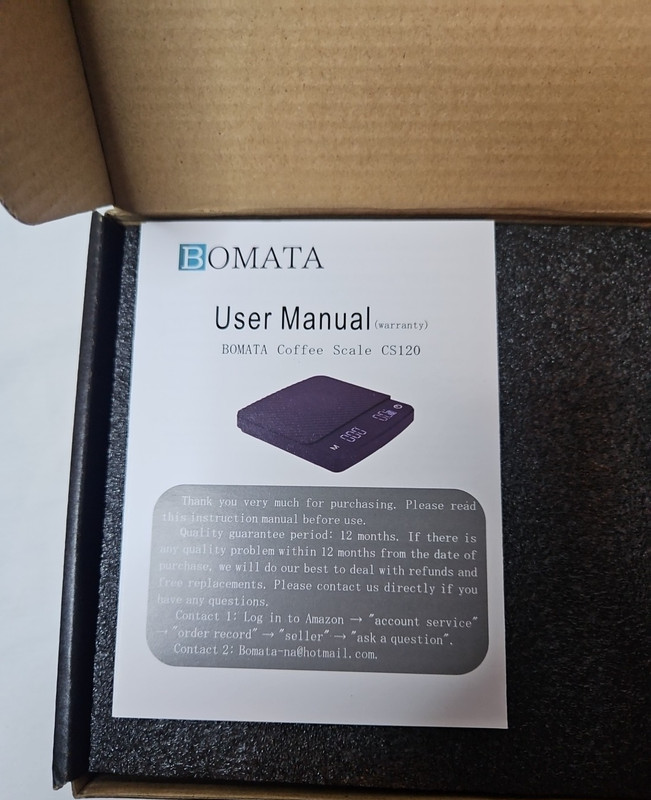 BOMATA Coffee Scale w/Auto Timer for Espresso and Pour Over Coffee, 2kg/0.1g gallery