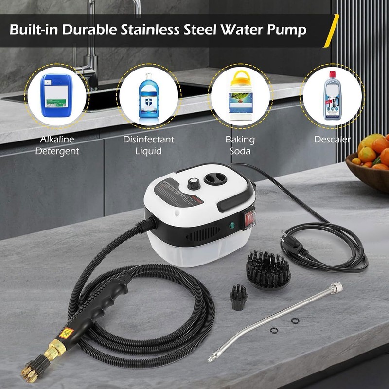 Handheld High Temp Steam Cleaner High Pressure Household Cleaning Machine 2500W gallery