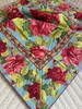 Gorgeous NEW April Cornell Tablecloth 54x54 ~ Austen Rose Turquoise ~ New 2026! gallery