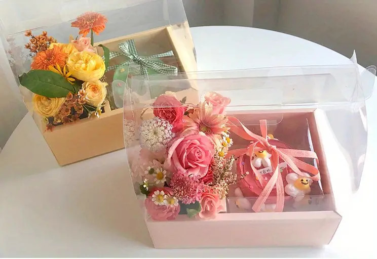 [Yellow]Flower Cake Gift Box (Box Only), Valentine's Day Gift gallery