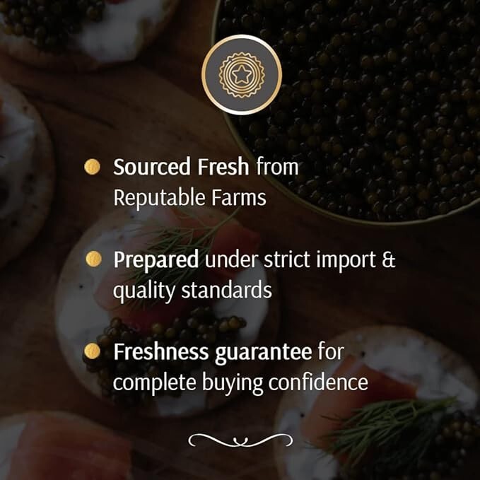 Black Caviar Prestige Gift Box (Beluga, Osetra, White Sturgeon, Siberian Osetra) gallery