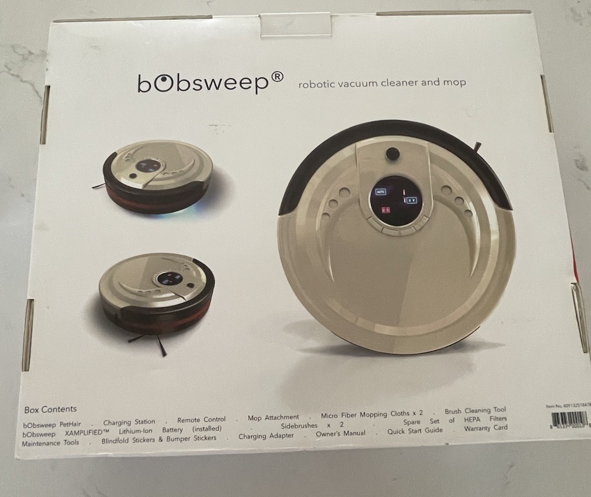 bObsweep Robotic Vacuum & Mop Open Box New Complete Auto Cleaner NEW gallery