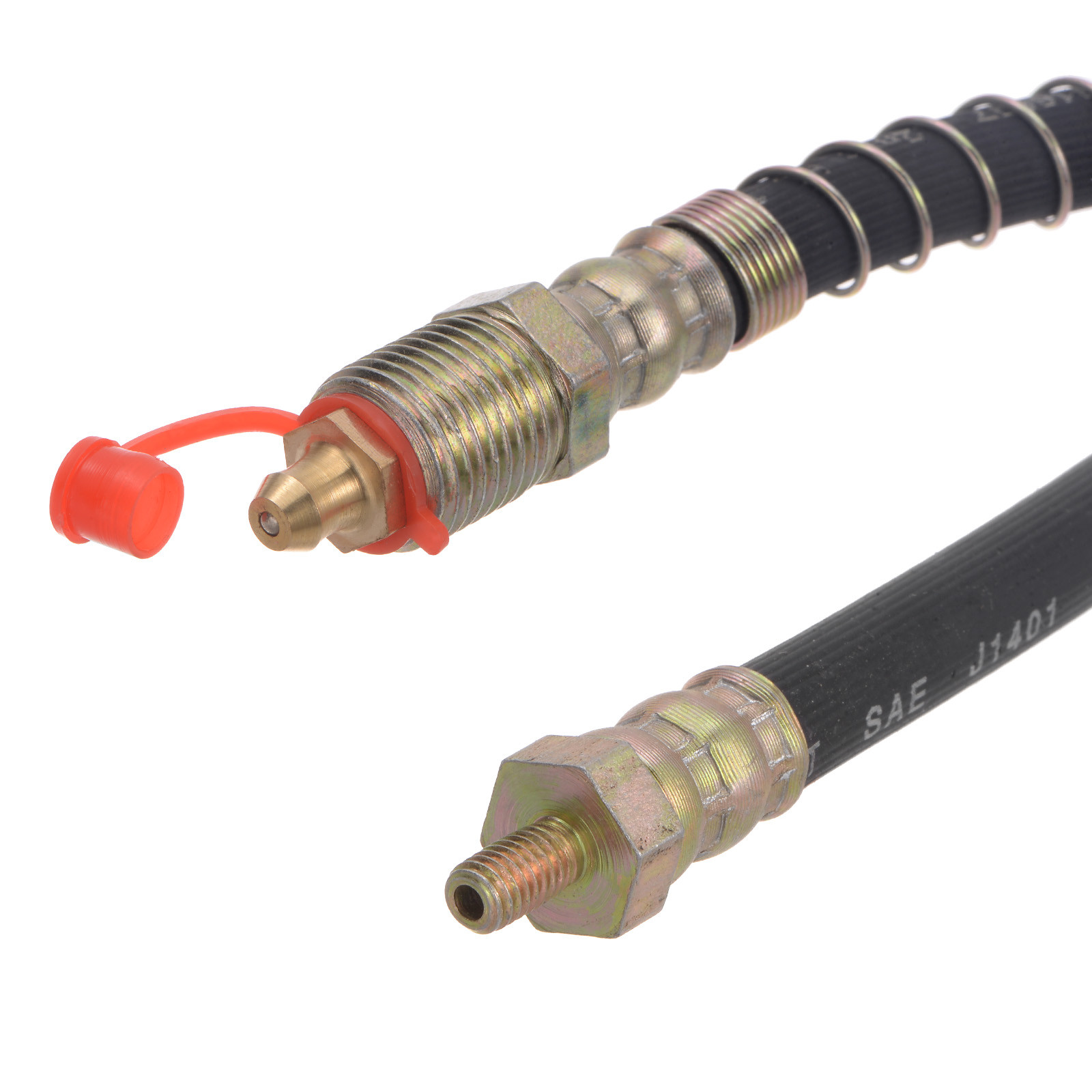 M6x1 Thread 7.87" Length Flexible Extension Grease Hose Fixing Screw Nut gallery