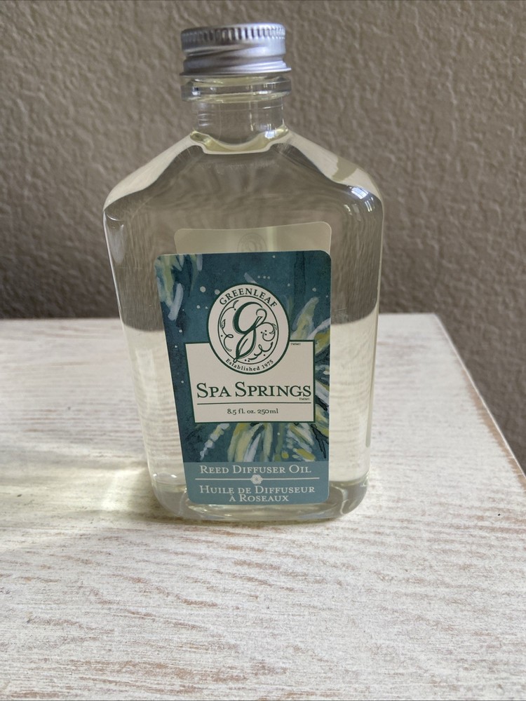 Greenleaf Reed Diffuser Oil Refill - Sea Springs 8.5 Fl oz NEW