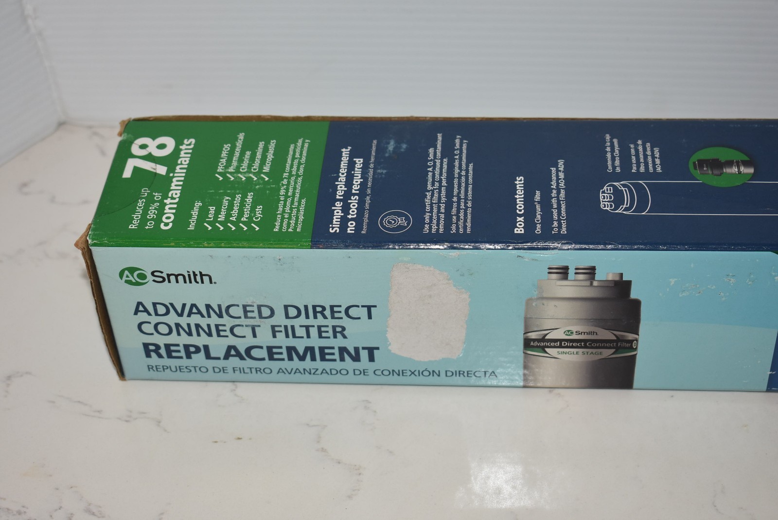 NEW SEALED AO Smith AO-MF-ADV-R Replacement Filter Claryum Under Sink gallery