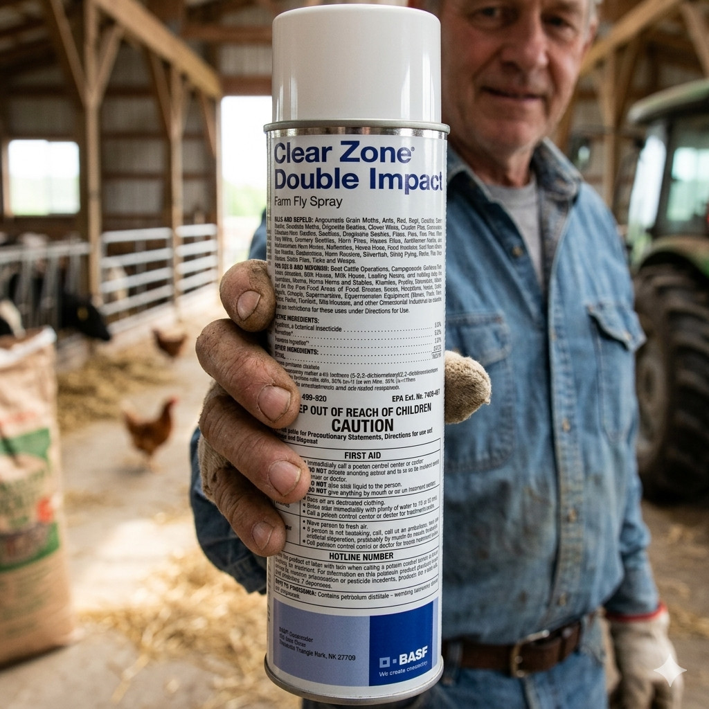 BASF Clear Zone Double Impact Farm Fly Spray 14 oz. gallery
