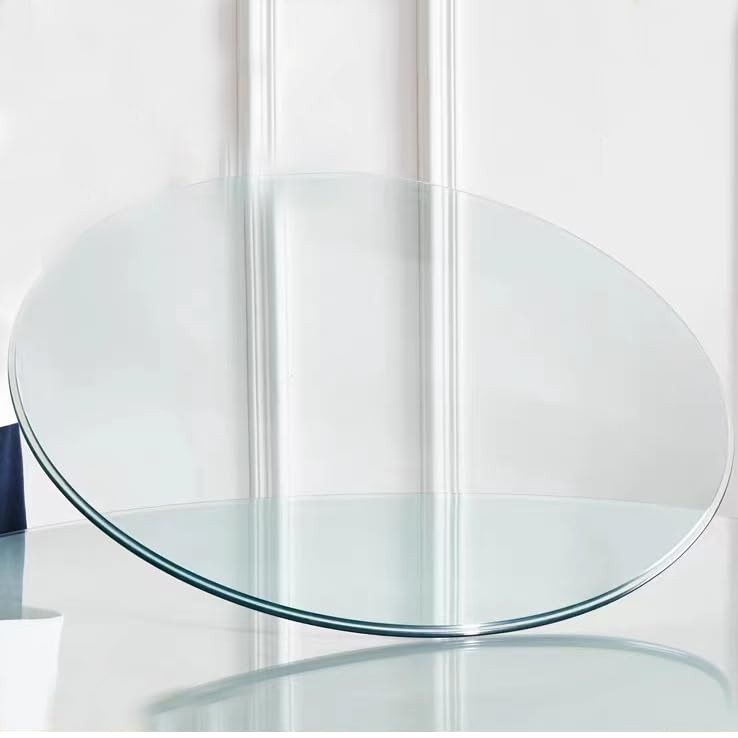 36"" Round Glass Table Top 0.28"" Inch Thick Tempered Pencil Polished Edge Gl... gallery