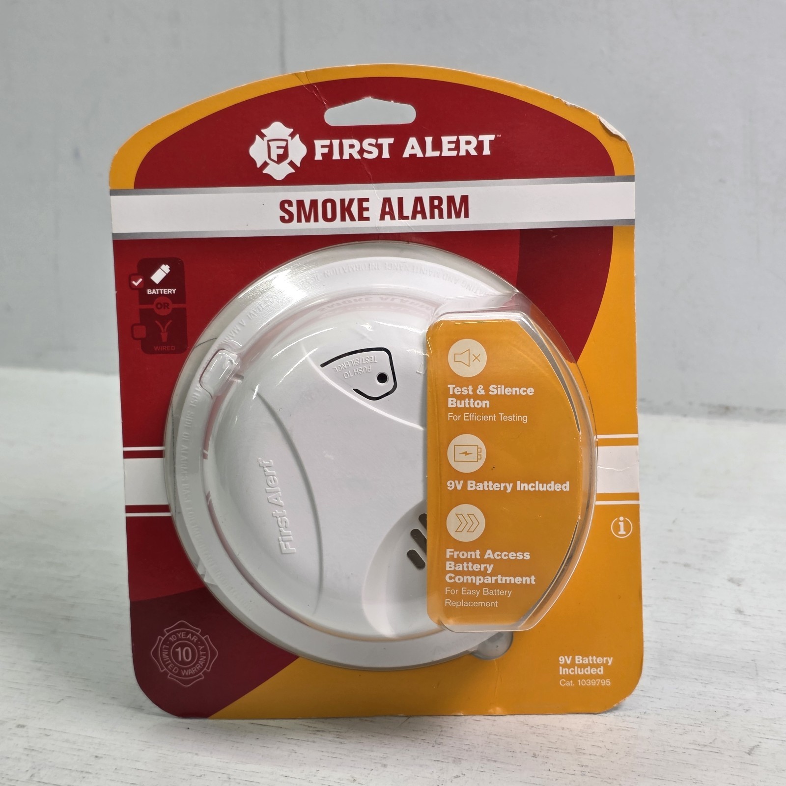 First Alert Battery Ionization Smoke Alarm Detector Safety All Rooms 1039796 NEW gallery