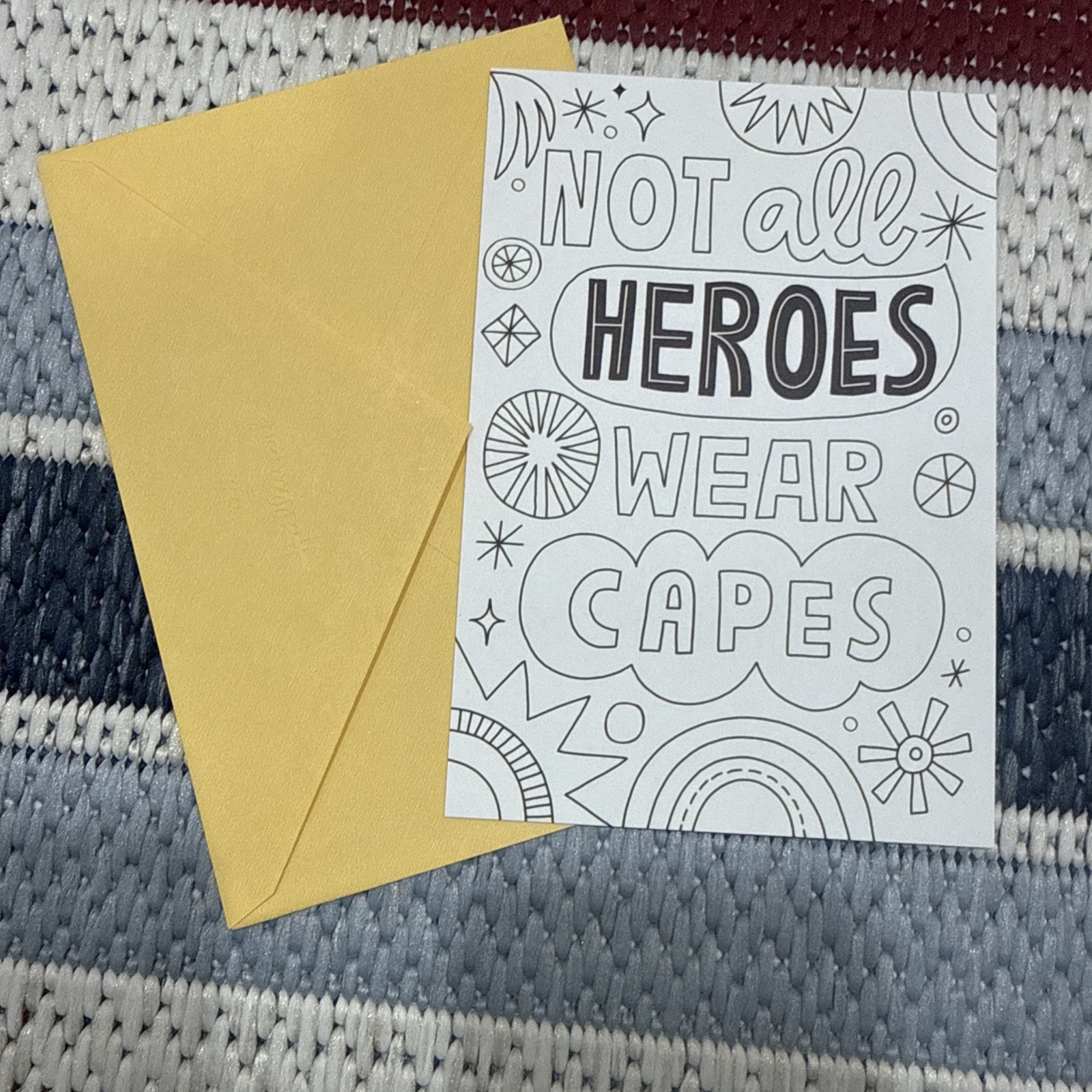 Not All Heroes Wear Capes Hallmark Card gallery
