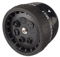 Dramm Rain Select Spray Head Only with Quick 9 Patterns (1 Count), Black