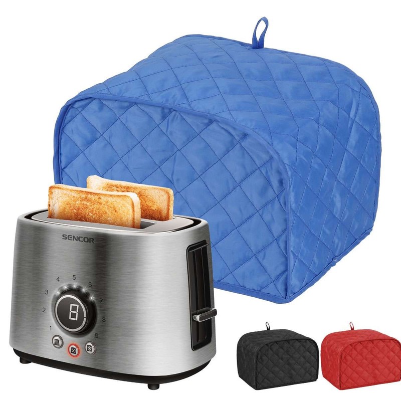 Toaster Cover 2-Slice Bread Machine Kitchen Appliance Dust Fingerprint Protect gallery