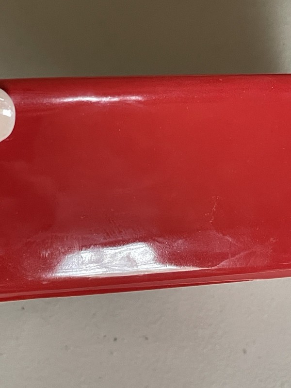 2 EMILE HENRY HR CERAMIC RECTANGLE BAKING DISHES ULTIME IN BURGUNDY 8,75”X 5,5” gallery