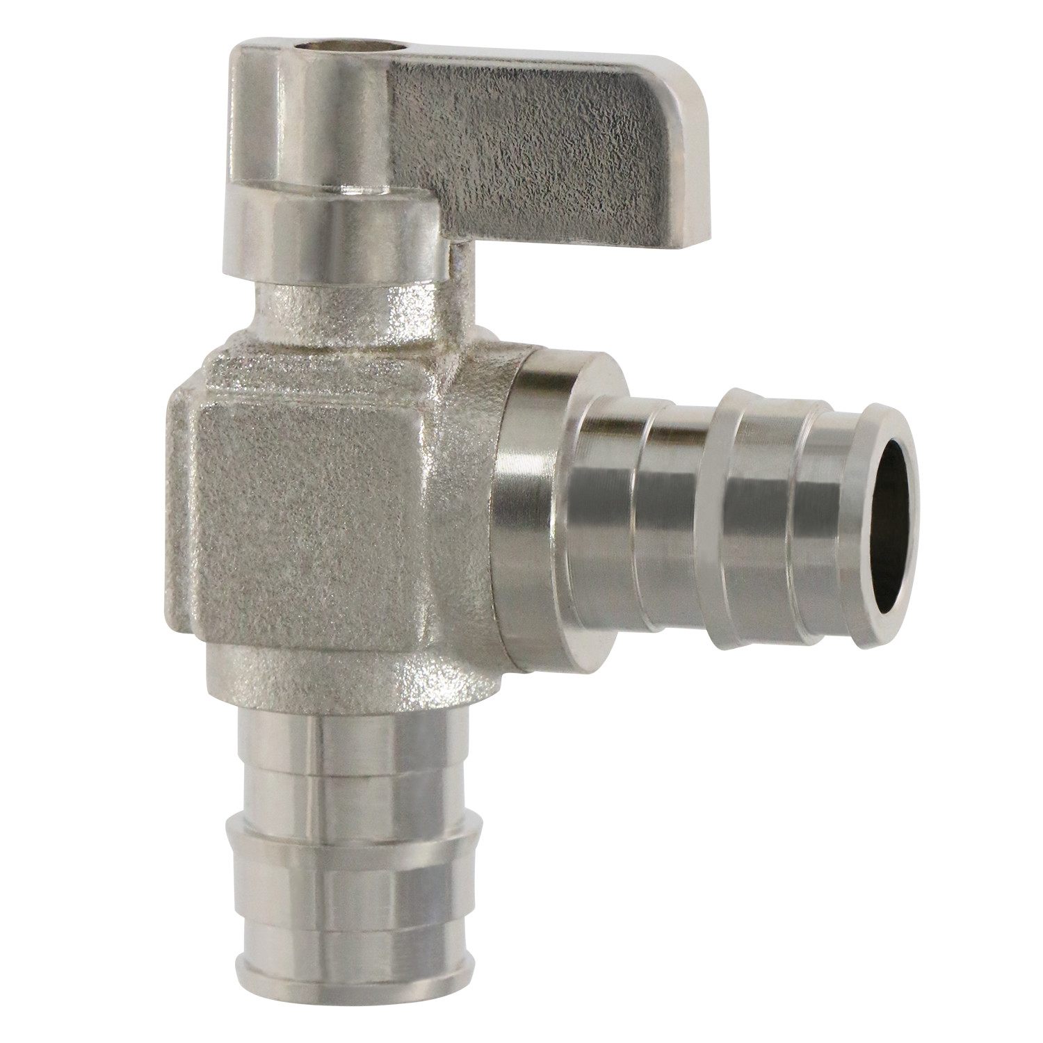 1 Pc XFITTING Pex A Expansion Angle Stop Valve, 1/2" x 1/2", F1960, Brass gallery