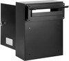 Toriexon Through the Door Drop Box, 16.5" x 12.5" H X W X 6" D, Black gallery