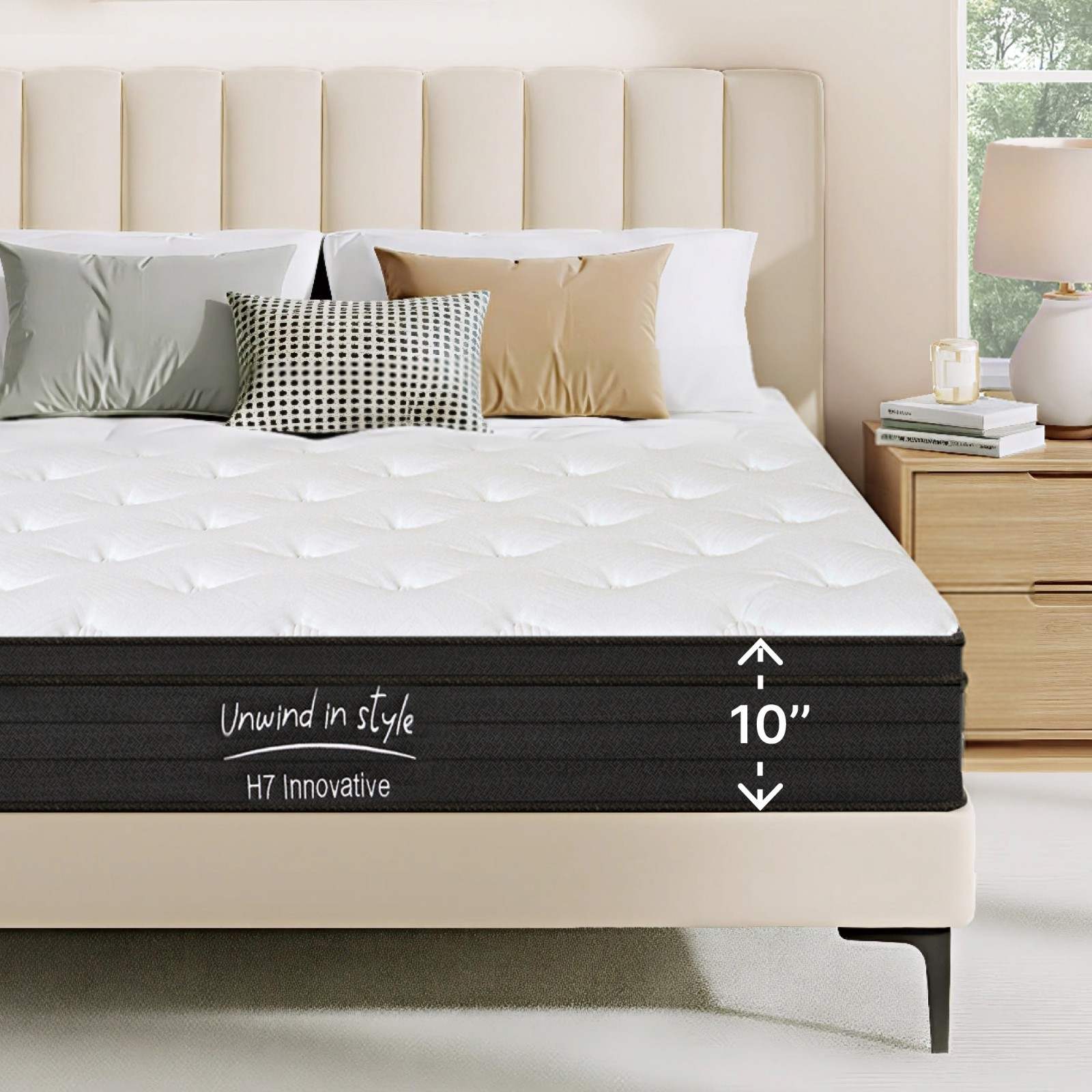CHITA 5-Zone Pocket Spring Hybrid Mattress with Gel Memory Foam ( Medium Soft) gallery