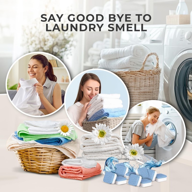Uproot Clean Washing Machine Cleaner Tablets - 24 Pack for a 12 Month Supply. Fo gallery