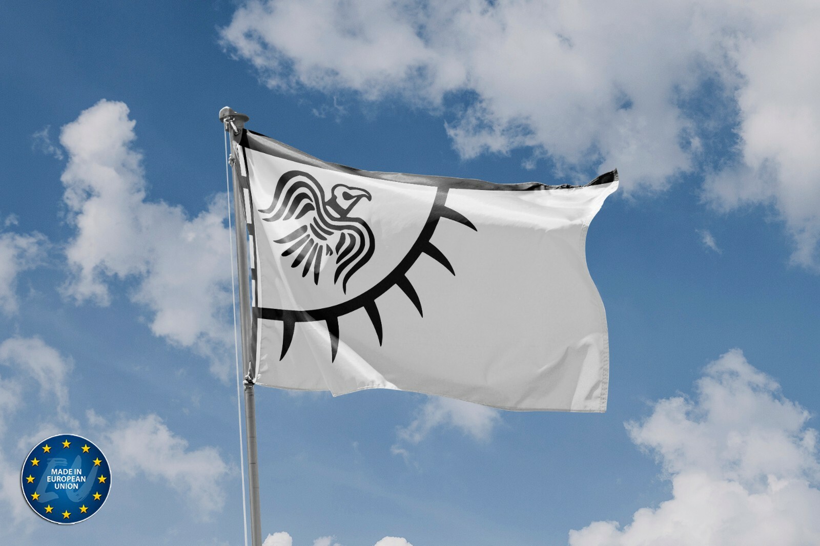 Viking Raven Flag Unique Design 3x5 Ft / 90x150 cm size, EU Made gallery