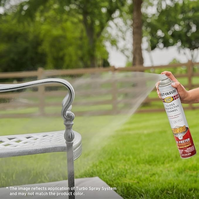 Rust-Oleum 334128 Stops Rust Turbo Spray Paint, 24 oz, Gloss (Select Color) gallery