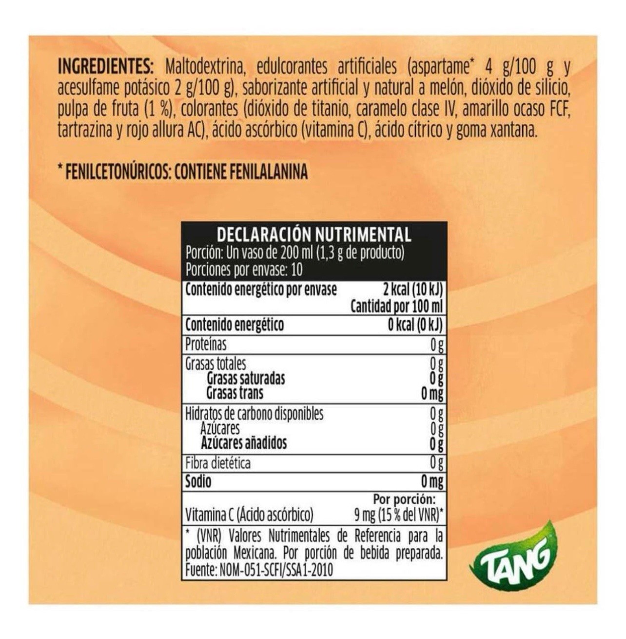12 Pack Tang Melon Flavored Powdered drink mix 11g/.45oz gallery
