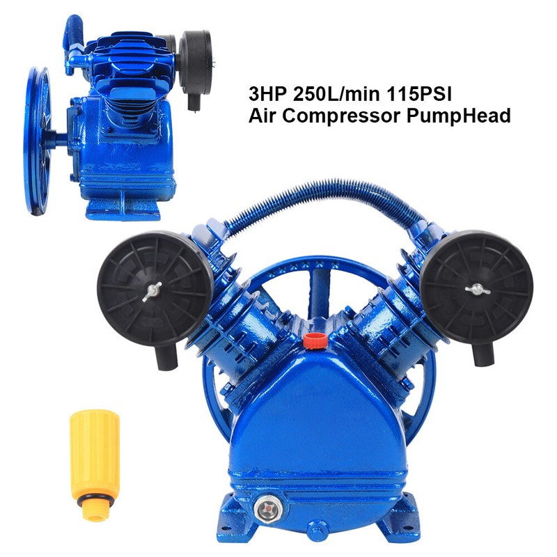 Replacement Air Compressor Pump Single Stage V Style Twin Cylinder 3 HP 2-Piston gallery