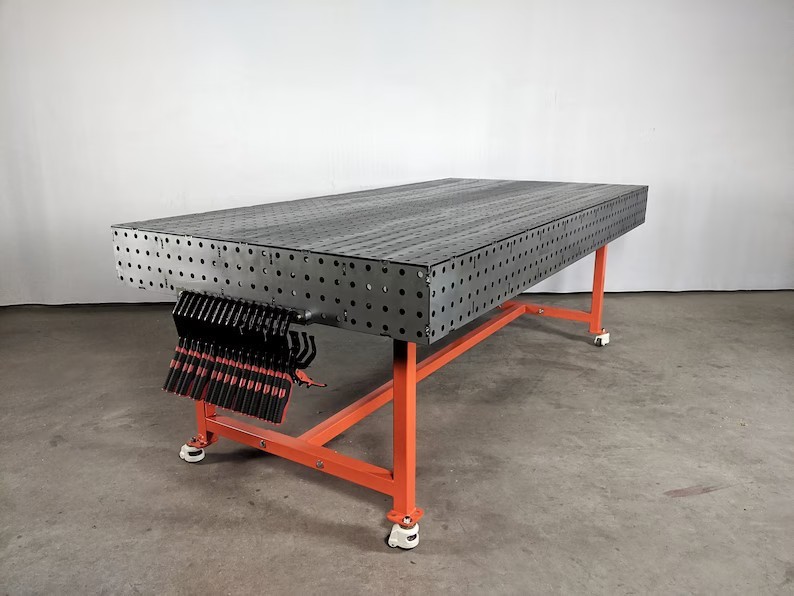 Welding Fabrication Table Fully Assembled or DIY Kit Fixture Laser Cut in USA gallery