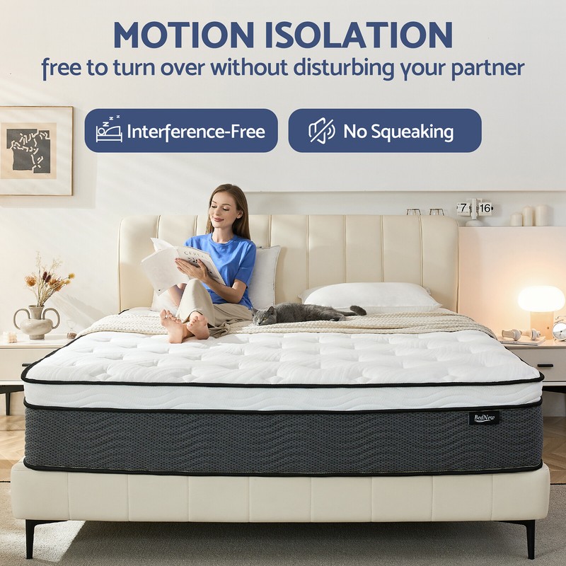14 inch Memory Foam Mattress Queen Size Twin Full King Pocket Springs Mattress gallery