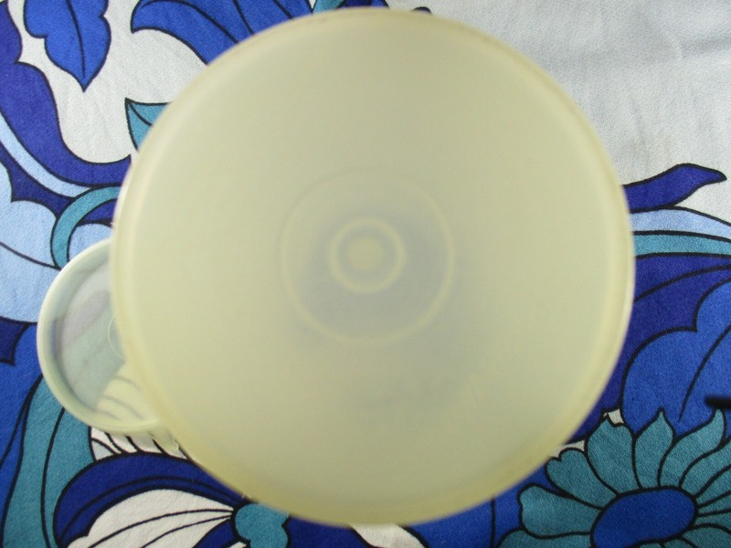 Tupperware 262-12 Tall Round Storage Container Clear 21.5cm Tall Diameter 9.5cm gallery